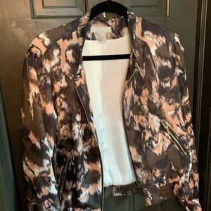 Pink and grey light weight jacket